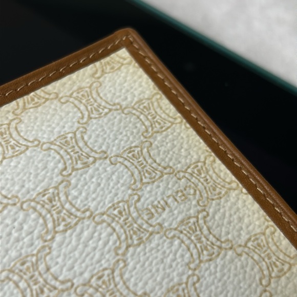 🖤Vtg CELINE Macadam canvas leather wallet - Picture 4 of 17